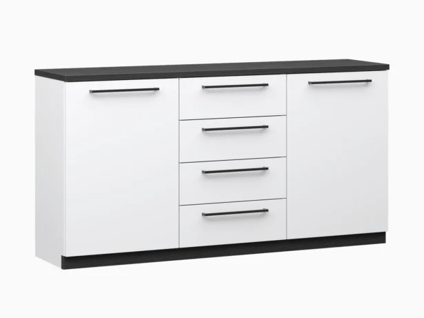 Hiili Senkki 135 cm 4 laatikkoa ja 2 ovea